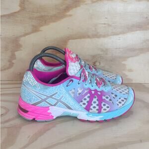Asics - Gel-Noosa Tri 9 - Running Shoes - Blue/Pink - Women's - 7.5 - T458Q
